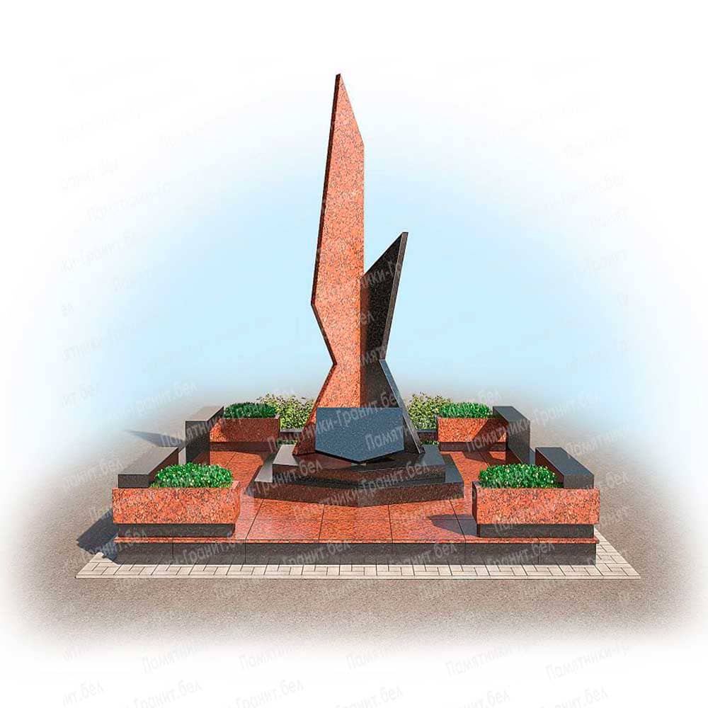 Памятник с крестом на могилу фото