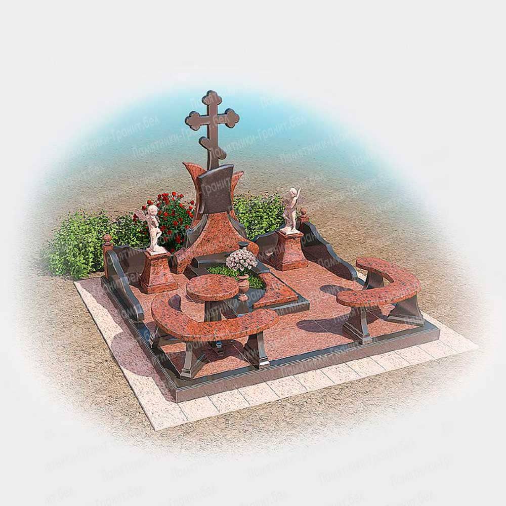 Двойные памятники на могилу фото